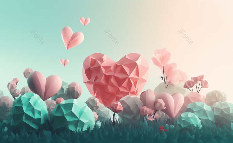 小清新520情人节剪纸气球背景,插画/手绘图,插画/手绘图库,插画/手绘图下载,插画/手绘
